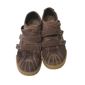 Rocket Dog Women's Size  8.5M Brown Suede Triple Strap Hook n Loop Sneakers